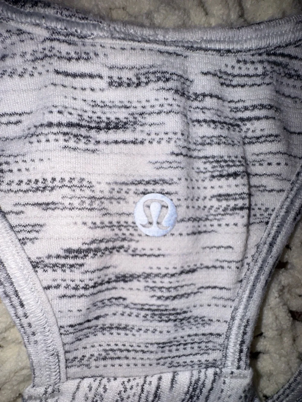 Lululemon Relaxed Fit Racerback Tank Top Size 6 Space Dye